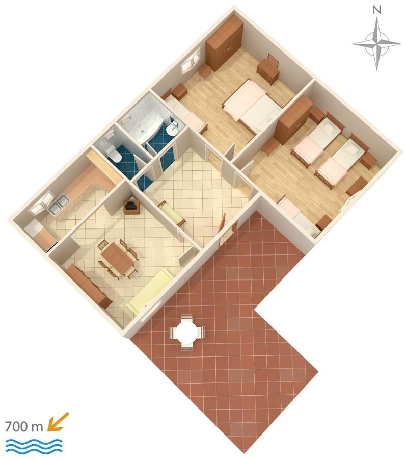 Apartment Biograd Na Moru 5899A Eksteriør bilde